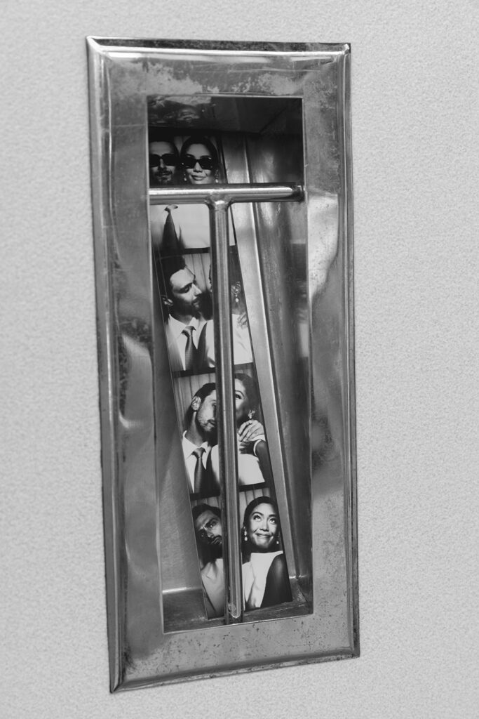 Film photos at The Old Friend Photobooth in Manhattan.