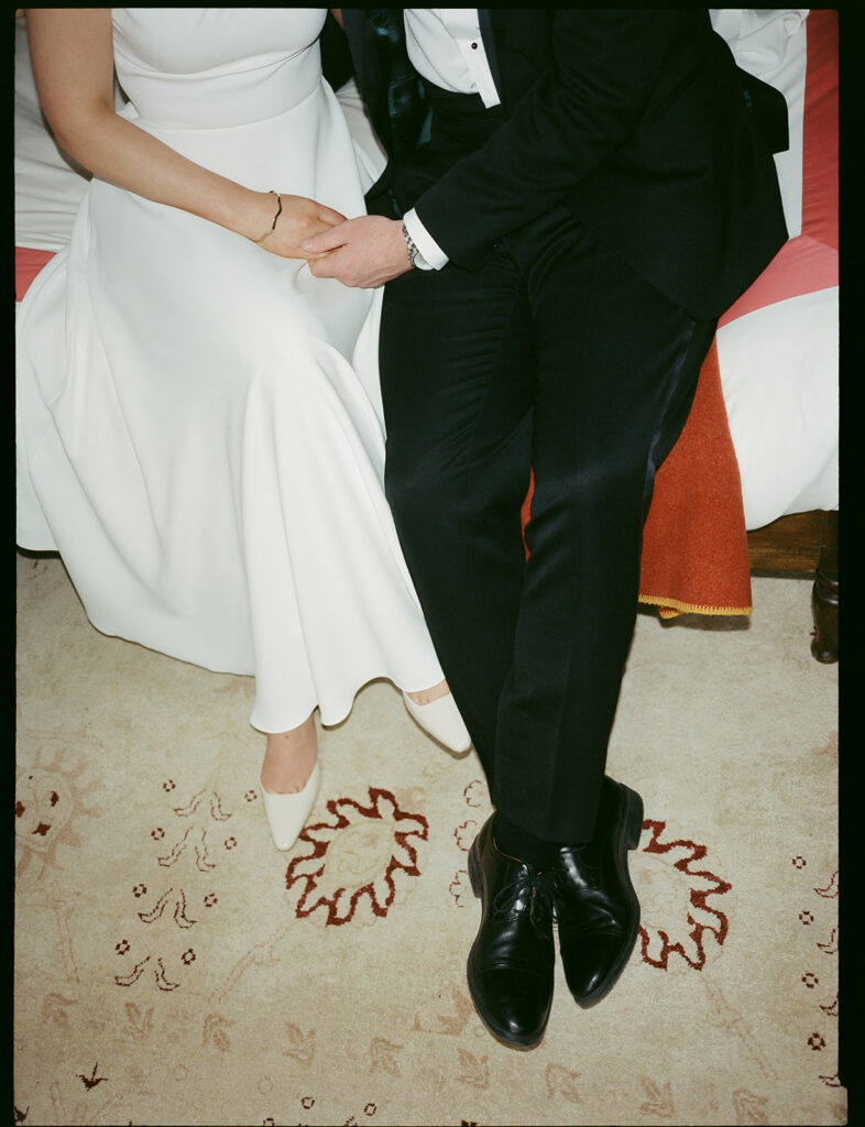 Elopement portraits before a Manhattan Courthouse wedding in NYC.