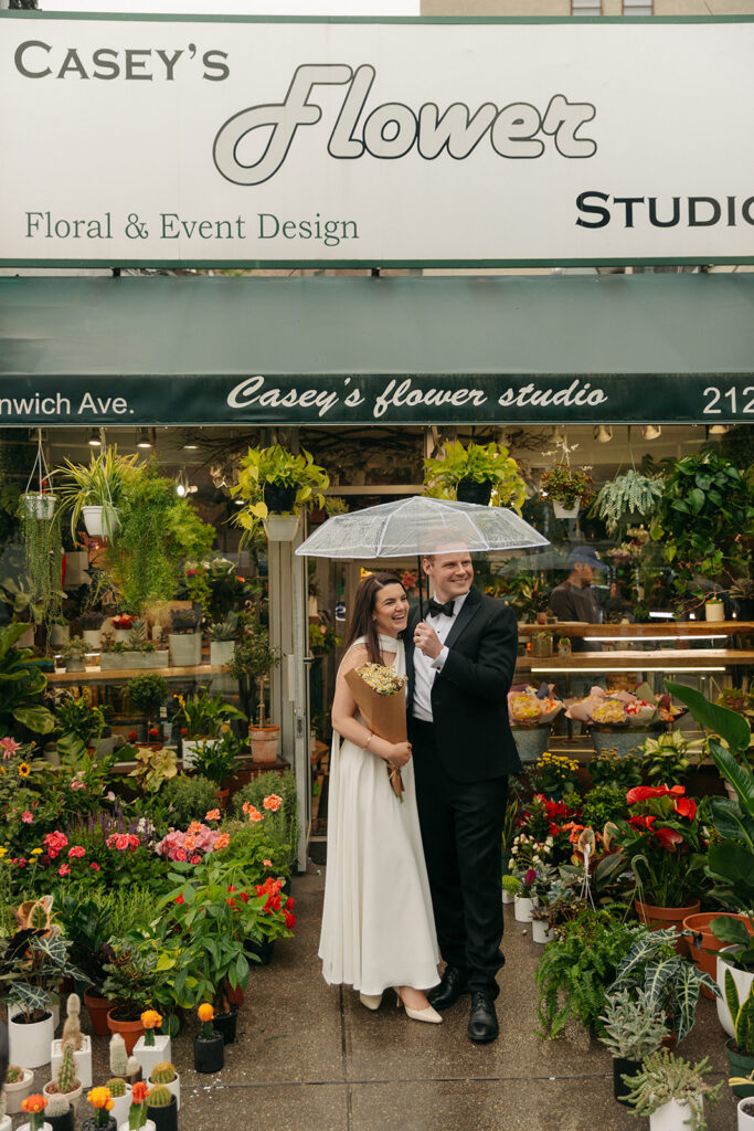 Inspiration for New York photo locations for couples sessions after their elopement.