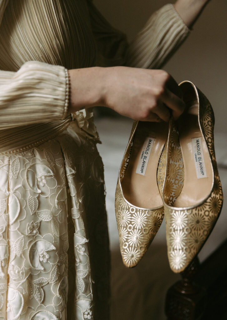 Details of a high fashion editorial Manhattan elopement as featured in Vogue.