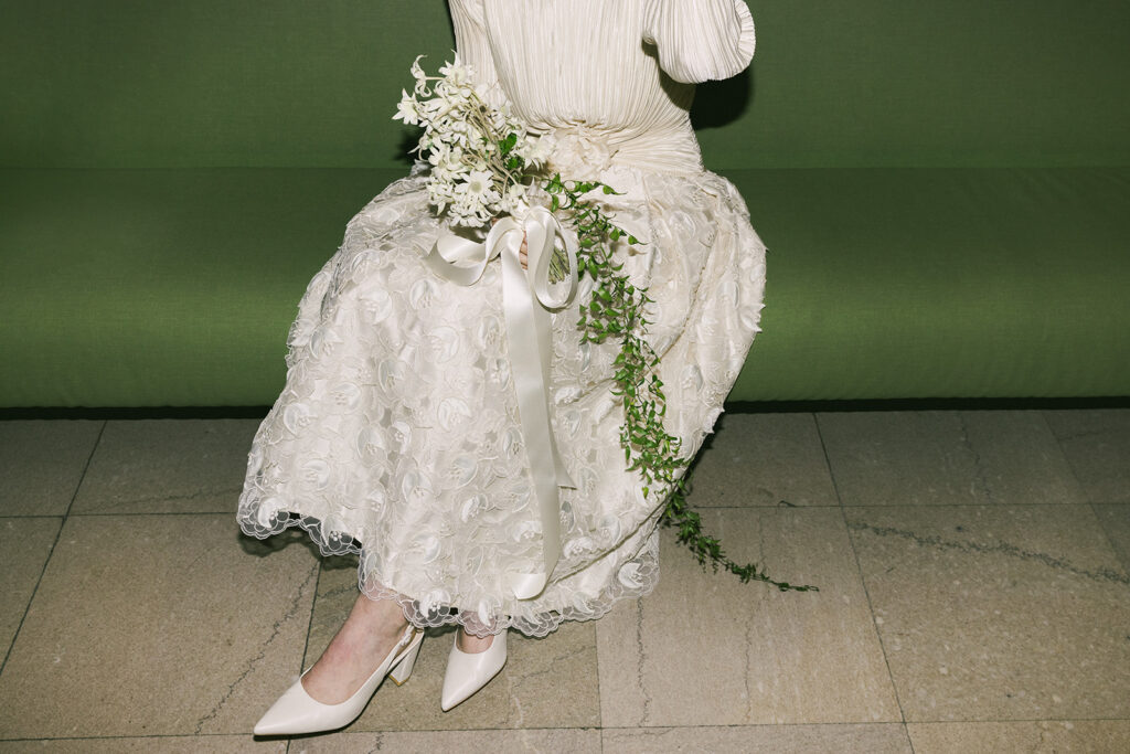 How to elope at the Manhattan Courthouse with a vintage wedding dress.