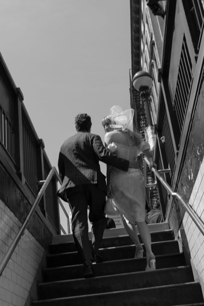 A subway ride to elope at City Hall, in true New Yorker fashion.
