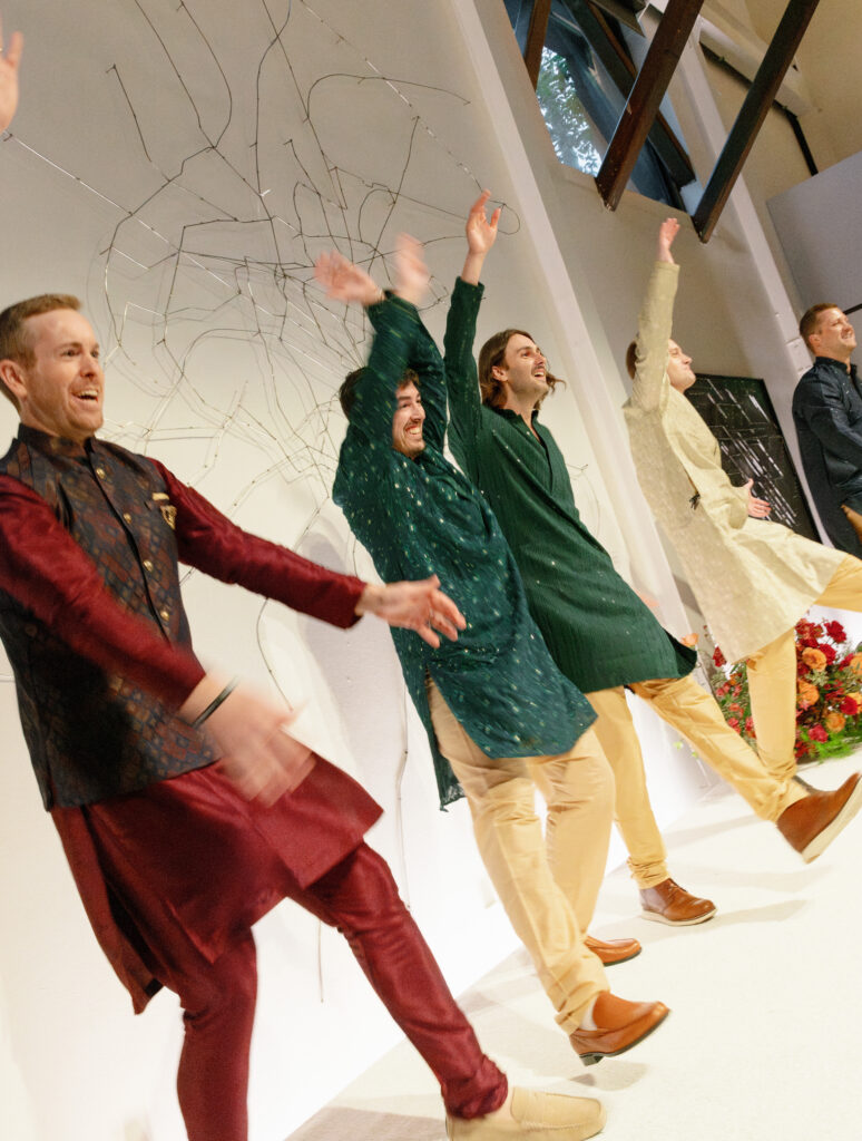 Sangeet wedding dance performances.