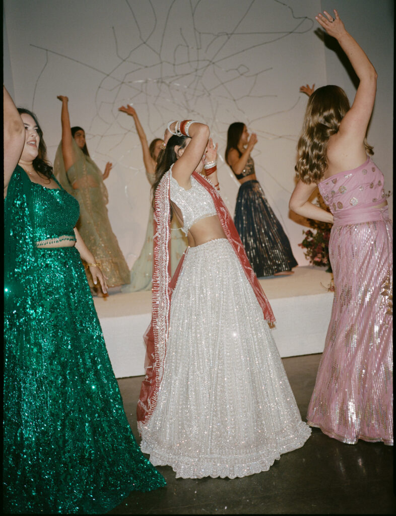 Sangeet wedding dance performances.