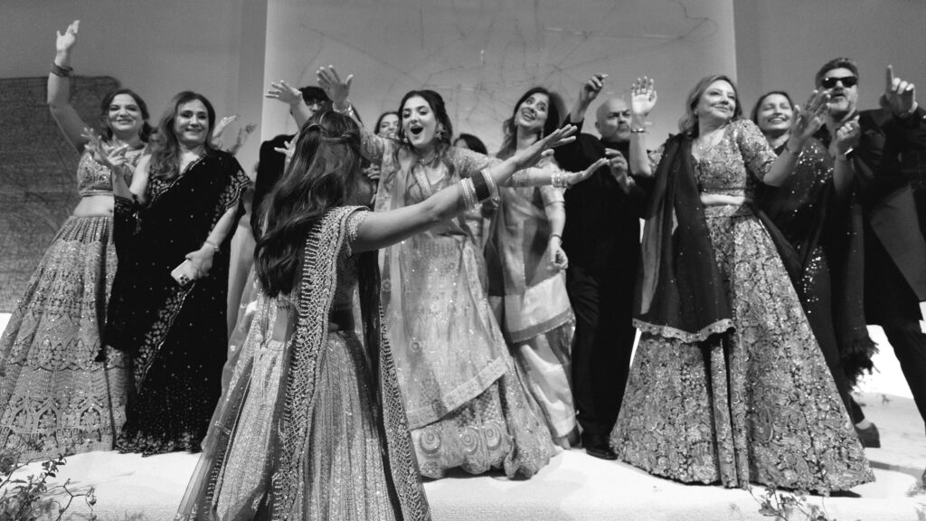 Sangeet wedding dance performances.