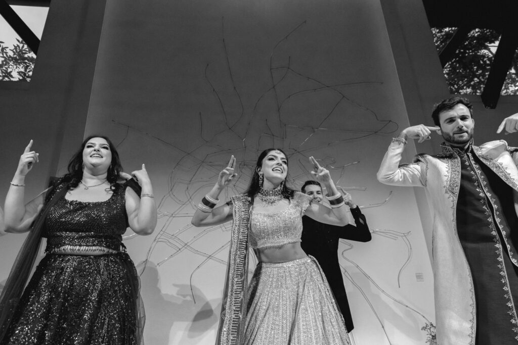 Sangeet wedding dance performances.