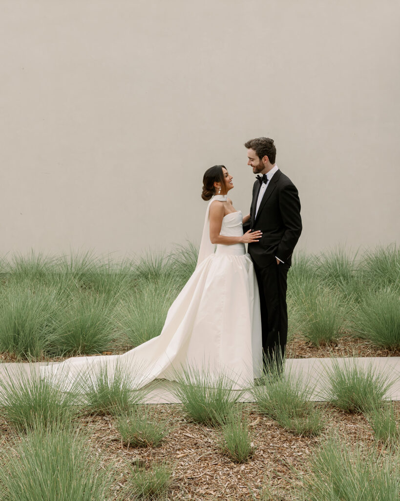 Couple's portraits, before their ceremony in Napa Valley during their multi day Indian wedding celebration.