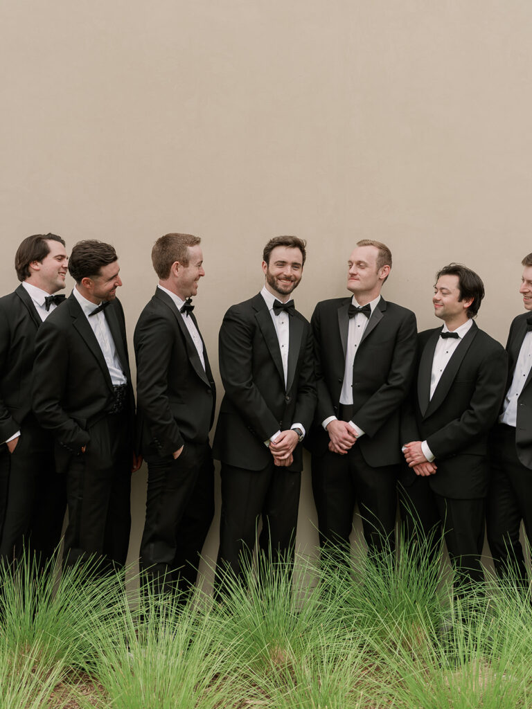 Paul and his groomsmen. 